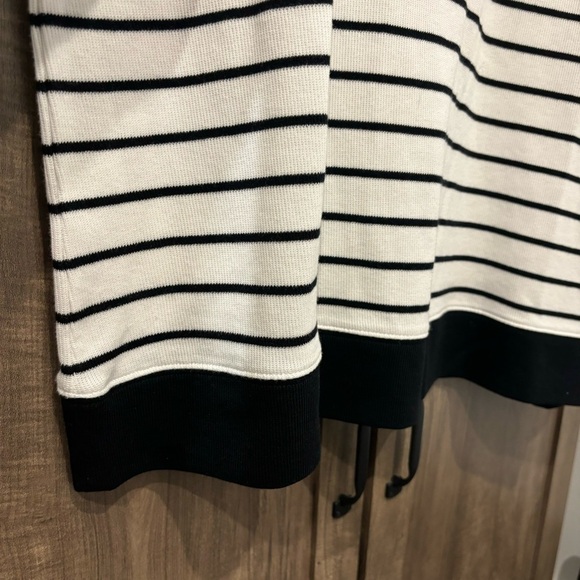 Lauren Ralph Lauren 2X Knit Pullover Mock Neck Henley Silver Buttons Top - Picture 9 of 11